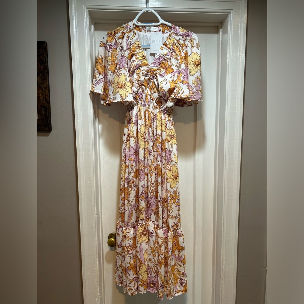 Henly floral maxi dress